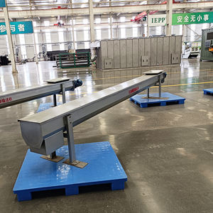 Rioolwater Slurry Vast Slib U Trog Type Buis Buisvormige Schroef Transport Transportband Voor Industriële Met Hopper - Product Image 4