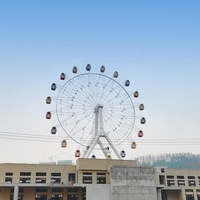 Roue Wonder en acier de 38m à vendre manèges de parc d'attractions en plein air et centres commerciaux 30 ans d'expérience dans la fabrication de grandes roues