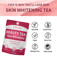 Vente chaude Femme Corps Peau Glow Detox Thé Blanchiment De La Peau Thé Beauté De La Peau Thé