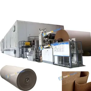 2880Mm 25T/D Kraftpapier Machines, Gegolfd Papier Machine, Duplex Board Papier Maken Machine