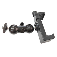 Support de téléphone en aluminium personnalisé avec rotule rotative, accessoire universel pour la photographie de caméra et mobile