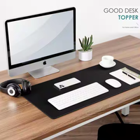 Fabrika özel büyük oyun Mouse Pad dayanıklı dikişli kenarları kaymaz klavye pedi ile sümen doğrudan stok mevcut
