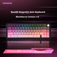 Beat65 Side Printed Contour Keycaps Aluminium Alloy Custom Keyboard Rotary Knob Web Driver untuk Win Mac 77 Tombol RGB Backlit