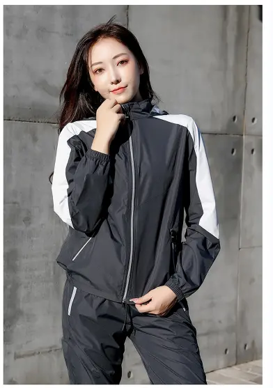 Palestra fitness workout Sauna Suit sweat wear running training suit donna uomo sauna suit