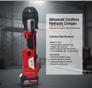 Outil hydraulique pour le sertissage des tuyaux, outil de <span class=keywords><strong>plomberie</strong></span> à batterie Pz-1525, outils électriques pour le <span class=keywords><strong>cuivre</strong></span> - Product Image 3