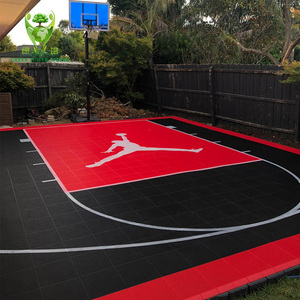 bodenfliesen für den außenbereich verwendet für basketball-studio-platz mit basketballplatz-layout - Product Image 6