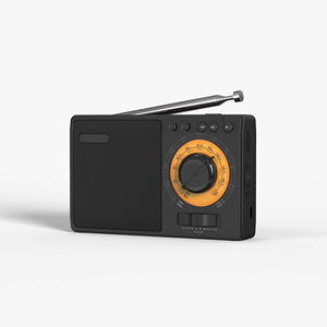 OEM/ODM <span class=keywords><strong>Mini</strong></span> radio rétro portable de marque complète, radio Internet à affichage numérique, haut-parleur intégré, prise en charge de la micro entrée TF USB longue - Product Image 3