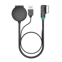Cable adaptador de Audio USB para coche, AMI MDI, color azul, para AUDI A3, A4, A6, Q5, Q7, A8