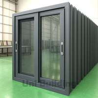 Ventanas de aluminio Premium personalizadas de fábrica con tecnología de rotura de puente térmico, sistema de ventana corredera de eficiencia energética para hogares modernos