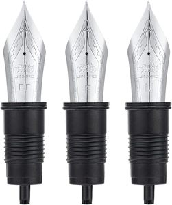 Pennini stilografiche Jinhao con sezione nera alimentano pennini oro e argento - Product Image 4