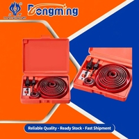 Ensemble de scies cloches Dongming 16 pièces 19-127 mm en acier au carbone pour le bois et le plastique