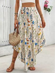 Vintage Exotic Bohemian Polyester <strong>Clothes</strong> Personalized Ethnic Print Ladies Spring Summer Cross-border Stock Outfit - Product Image 2