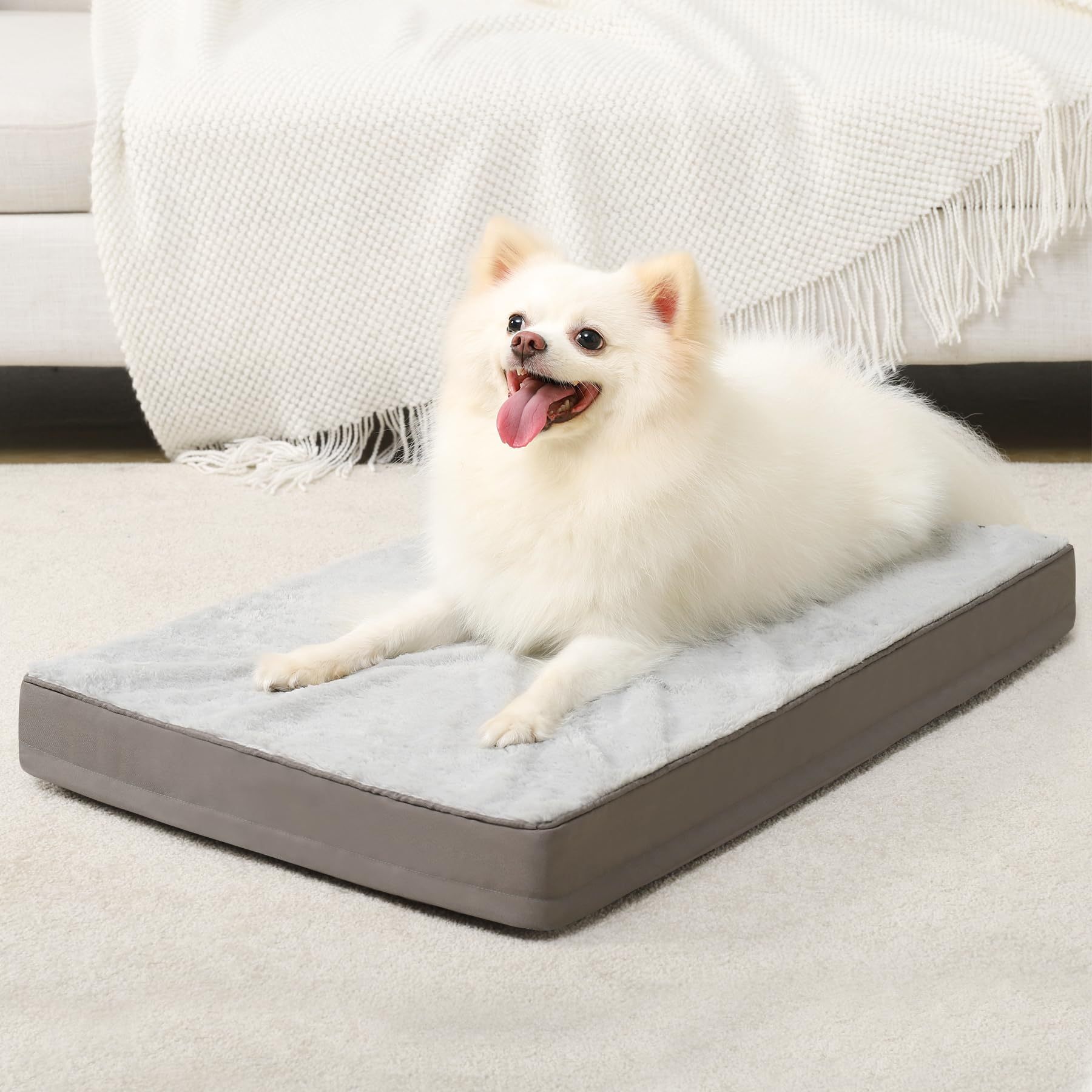 Waterproof All-Season Cotton Pet Mat – Soft & Durable Dog Bed for Indoor, Outdoor, Crate & Travel Use - View 3