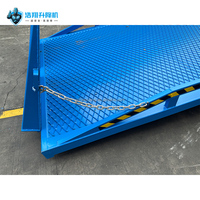 Rampe de chargement en acier au carbone HaoXiang, niveleur de conteneur, plateforme élévatrice pour camion, levage hydraulique pour chariot élévateur, hauteur de levage 0,2 m