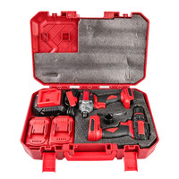 Ensemble de perceuse sans fil sans balais 60 Nm 20 V |   Kit de clé à chocs électrique avec batterie au lithium pour usage professionnel