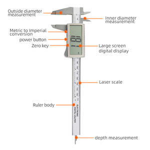 Năng lượng mặt trời nhựa <span class=keywords><strong>Caliper</strong></span> điện tử hiển thị kỹ thuật số 0-150mm mini <span class=keywords><strong>Caliper</strong></span> chơi đồ trang sức đo Vernier <span class=keywords><strong>Caliper</strong></span> - Product Image 5