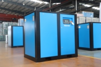 Compresor de Aire de Tornillo Industrial de 45kW 60HP, Velocidad Variable, Lubricado, Refrigerado por Aire, para Operaciones Pesadas