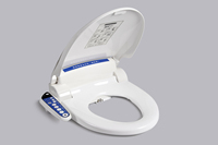 Siège de toilette intelligent certifié CE avec désodorisant automatique et lumière nocturne pour salle de bain familiale