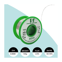 0.6mm 0.8mm 1.0mm 1.2mm 1.5mm 2.0mm Sn60Pb40 Kawat Solder Timah Timbal Tanpa Pembersihan Inti Rosin Kemurnian Tinggi Kawat Solder Timah Berinti Fluks
