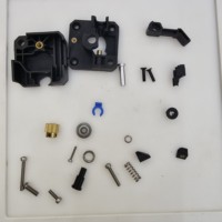 Kit Ekstruder CR-6 SE, Rakitan Ekstrusi Pengumpan Filamen Printer 3D Asli untuk CR-6 SE