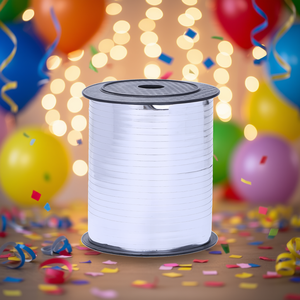 Cinta Plateada Brillante Party Love de 450M, Cinta Decorativa para Fiestas, Bolsa de 3 Piezas - Product Image 2