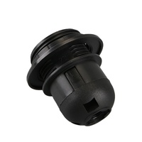 Certifié CE ignifuge demi-dents E27 support de lampe en plastique prise certificat produit