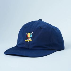 Casquette en nylon à 6 panneaux à profil bas, avec logo brodé personnalisé, de haute qualité, visière légèrement incurvée, fermeture snapback, vente en gros - Product Image 4
