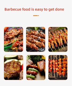 Stainless Steel Indoor <b>Smokeless</b> <b>BBQ</b> Grill Machine Semi-Automatic Kebab Oven for Household Use - Product Image 6