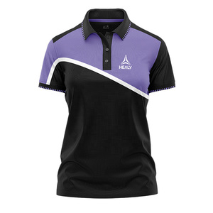 Kaos Polo Sporty Wanita Custom, Model Rajut Cepat Kering, Dilengkapi Kustomisasi Logo OEM dan Cetak Digital - Product Image 1