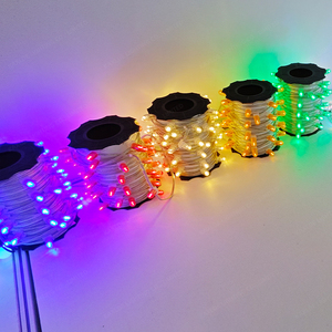 100m Twinkle dây đồng <span class=keywords><strong>LED</strong></span> Clip Đèn Ngoài Trời Cây giáng sinh trang trí chuỗi trang trí chiếu sáng 10m Màu <span class=keywords><strong>PVC</strong></span> cáp IP65 - Product Image 3