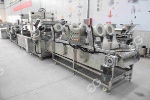 Continuous Gas Onion <b>Fryer</b> Fresh Chips Production <b>Machine</b> Fried Mushroom Chips Production Line - Product Image 4