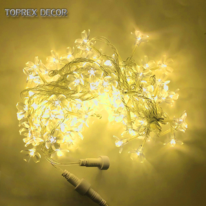 Toprex Décor Personnalisé Grand Or LED Éclairé Fleur Arc De Mariage De Noël Holidays-IP65 <span class=keywords><strong>RGB</strong></span> Rose Blanc Rouge Blanc Chaud Violet - Product Image 5