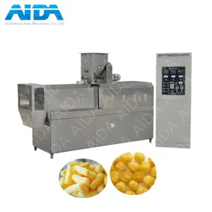 puffed corn snacks making machine automatic snack food production equipment