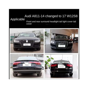 Aplicable a Audi <span class=keywords><strong>A8L</strong></span> 12-17, Versión Antigua de la Nueva D4, Parachoques D4PA Modificado, Faros Delanteros LED Matrix <span class=keywords><strong>W12</strong></span> - Product Image 2