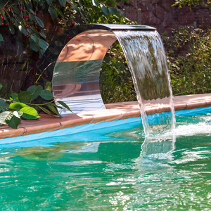 Vente en gros d'usine : Rideau d'eau de <span class=keywords><strong>piscine</strong></span> en acier inoxydable 304, fontaines et cascades extérieures - Product Image 2