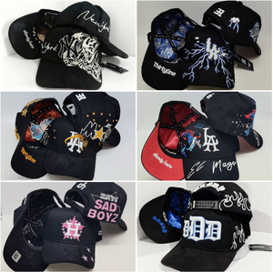 <span class=keywords><strong>Gorra</strong></span> <span class=keywords><strong>de</strong></span> Béisbol Lisa, Ajustable, con Cierre a Presión, <span class=keywords><strong>de</strong></span> PVC, 6 Paneles, Unisex, para las Cuatro Estaciones, <span class=keywords><strong>de</strong></span> Lona con Bordado <span class=keywords><strong>de</strong></span> Rayas y Diamantes, Superventas - Product Image 2