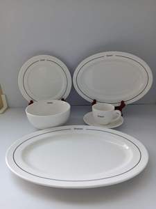 Offre Spéciale vaisselle plate ronde en porcelaine blanche bon marché en vrac assiettes en céramique pour restaurant hôtel mariage - Product Image 3