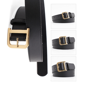 Nuova moda cintura in pelle sintetica da donna con fibbia in lega nuova collezione all'ingrosso - Product Image 2