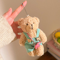 Pendentif Peluche Fille Taille Moyenne Ultra Doux, Porte-clés pour Sac à Dos, Accessoire Cadeau pour Meilleure Amie, Article de Boutique
