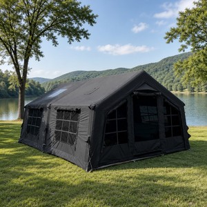 Fully Automatic Inflatable Air <b>Tent</b> 5-<b>8</b> <b>Person</b> Waterproof Windproof 420D Oxford Four Season Quick Setup Portable Outdoor Camping - Product Image 2