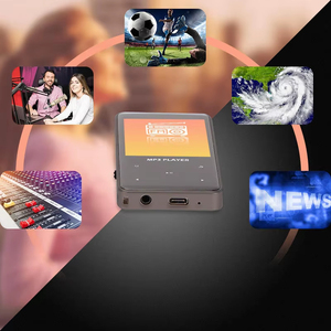 Appareil de musique MP4 tactile personnalisé en usine, 2,4 pouces, 64 Go, avec radio FM et enregistreur - Product Image 6