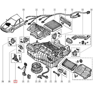 Vehicle Interior Ventilation Regulator Blower Control Module <b>12V</b> <b>Dc</b> OE 52485218 Model 7701206541 - Product Image 2