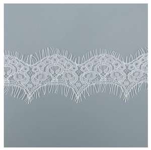 قماش دانتيل للرموش محبوك ناعم, قماش دانتيل للرموش محبوك ناعم ، ملابس داخلية 100% من النايلون ، دانتيل بشرابة متينة - Product Image 2