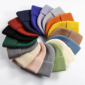 Couleur personnalisée 100% Acrylique Côtelé Haricot Chapeau Neutre Adulte Sport Bonnet En Relief Crâne Haute Hiver Poignets Tricoté Image Voyage - Product Image 2