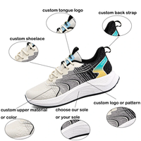 Sneakers tendance de haute qualité, personnalisées, à lacets, chaussures de sport décontractées, chaussures de course à la mode pour hommes