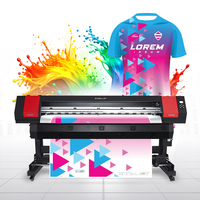 Impresora de sublimación de gran formato de 1,8 m a precio de fábrica XP600 I3200 para camisetas, ropa deportiva de poliéster, máquina de impresión de camisetas