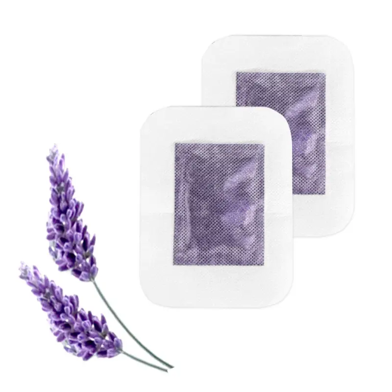 China Leveren Lavendel Voetkussentjes Thuis Gebruik Kruiden Detox Voet Patches Snel Effect Lavendel Gezondheidszorg Detox Voet Patch