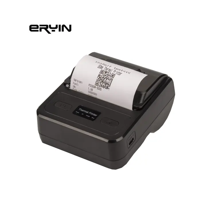 Welcome To Inquiry Price Cheap Blue Tooth 80MM Portable Black QR Code For IOS Android Thermal Printer