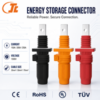 Connecteur de batterie modulaire 150A-250A, connecteur de terminal d'énergie droit 1500V pour système de stockage d'énergie