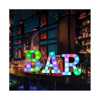 Lettres lumineuses LED GFace Premium style Hollywood, ampoules de signalisation haute luminosité en métal pour enseignes de théâtre Broadway et marquage d'entrée